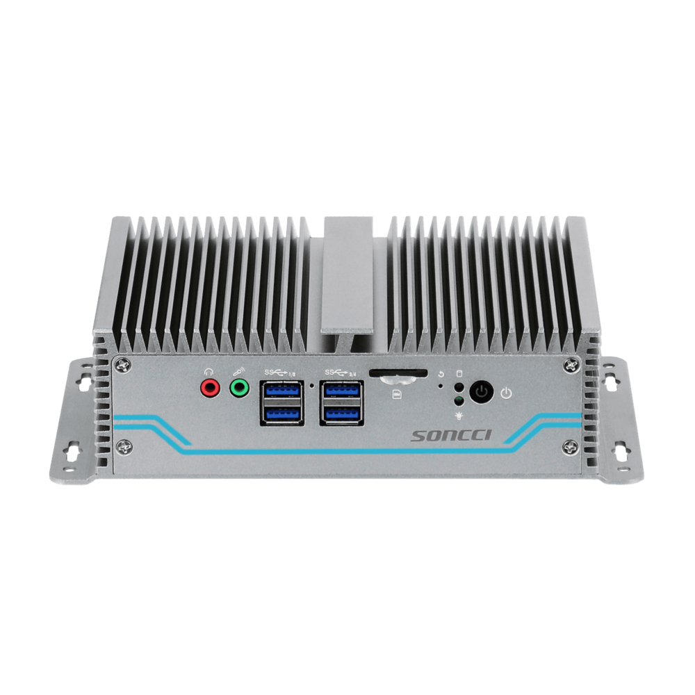 J4125 fanless embedded aluminum Box PC  SCI-S4030
