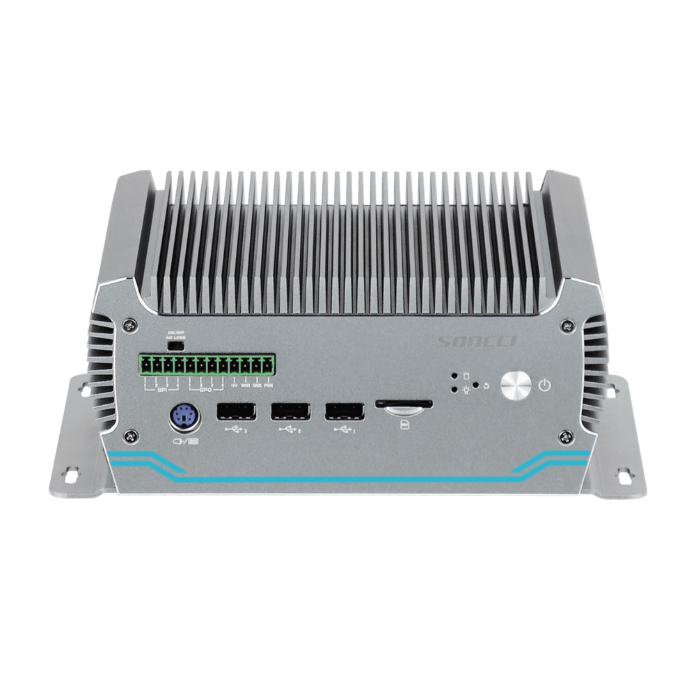 SCI-S5000R6 intel i3 i5 i7 Fanless GPIO Box PC