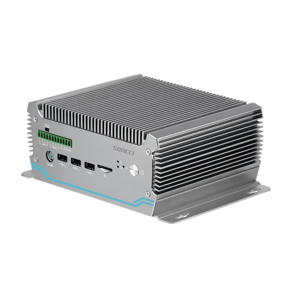 SCI-S5000R6 intel i3 i5 i7 Fanless GPIO Box PC - Image 3