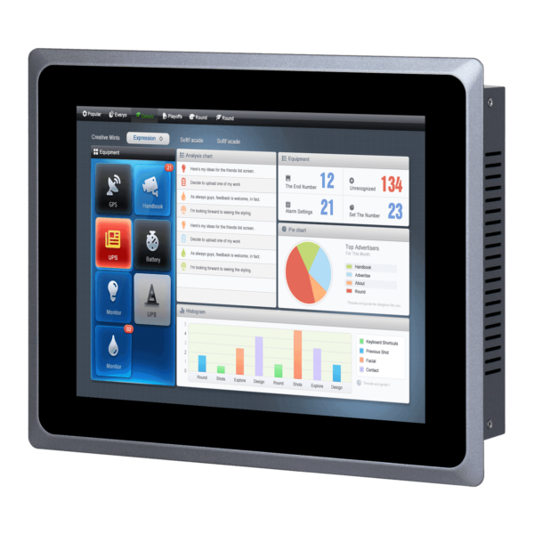 10.4 inch capacitive industrial panel PC SCP-D104SR - Image 3