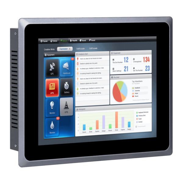 10.4 inch capacitive industrial panel PC SCP-D104SR - Image 2