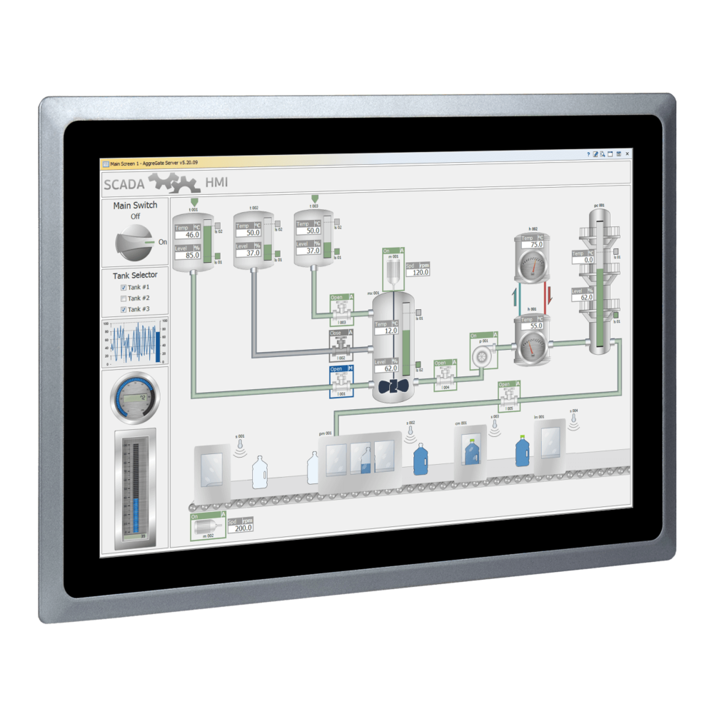 15.6 inch capacitive industrial panel PC D156WR