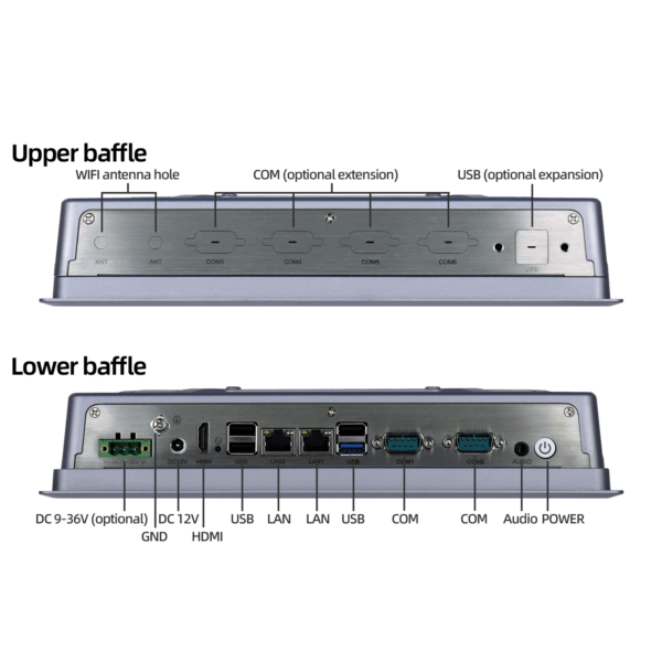10.4 inch touch screen industrial panel PC  SCP-K104SR - Image 9