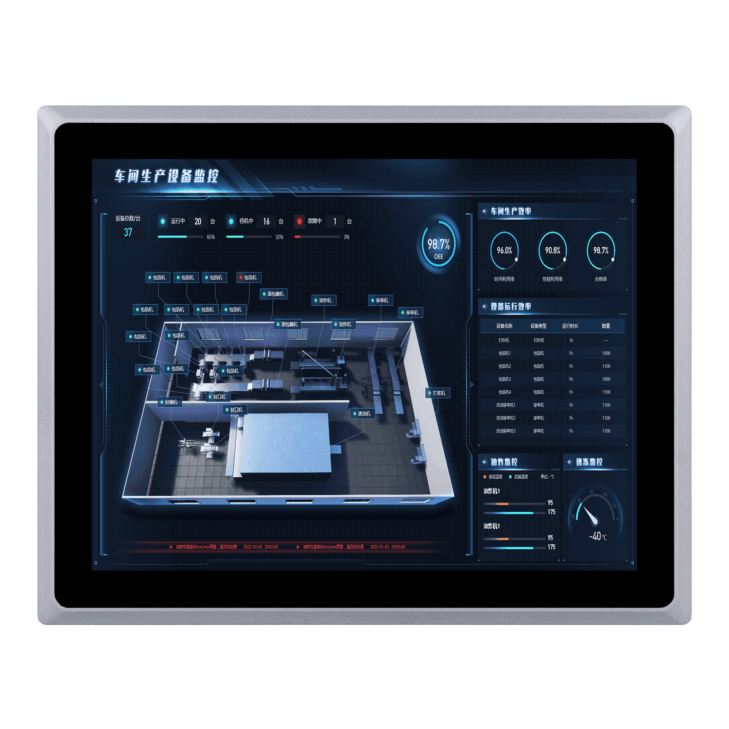 embedded industrial panel PC