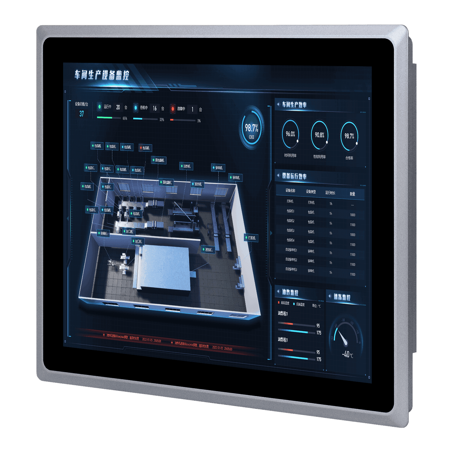 embedded industrial panel PC