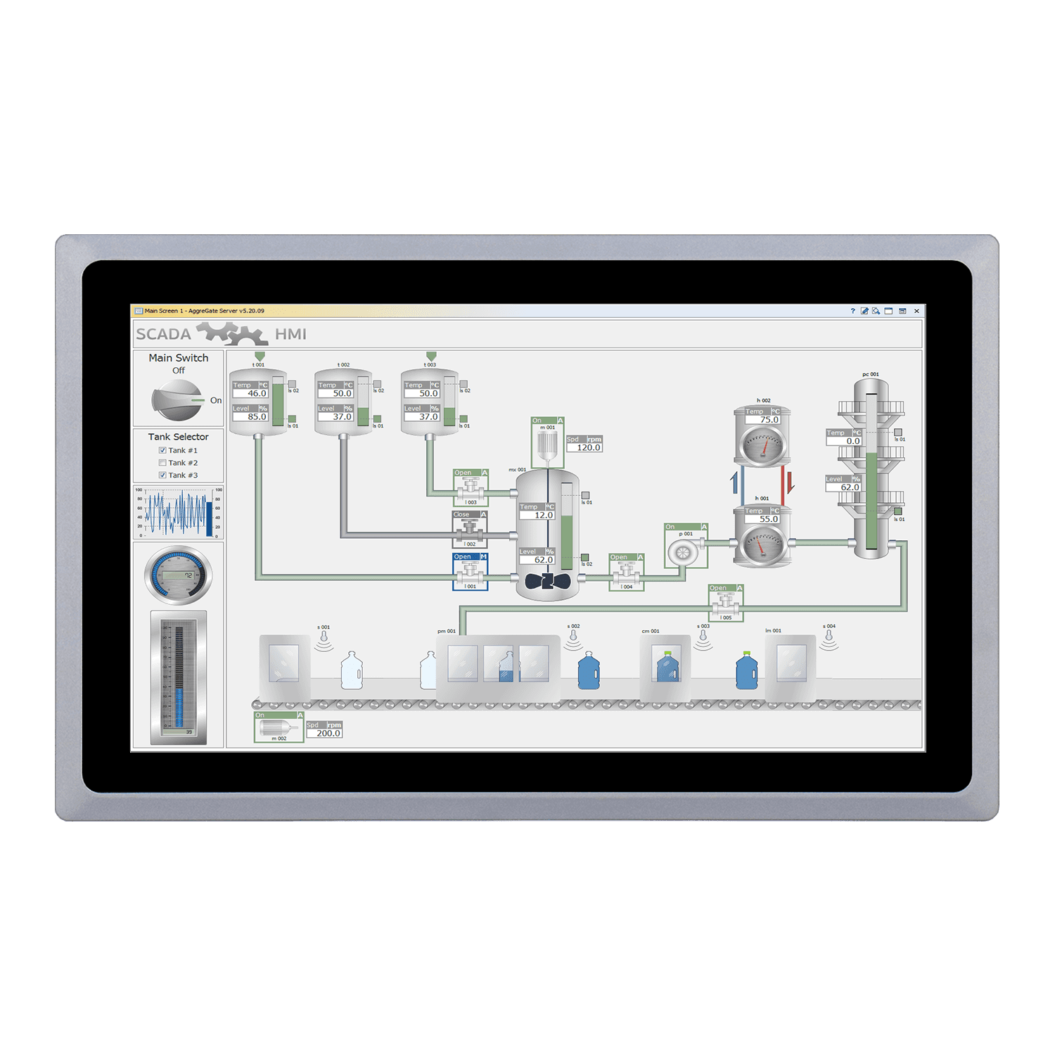 capacitive industrial panel PC