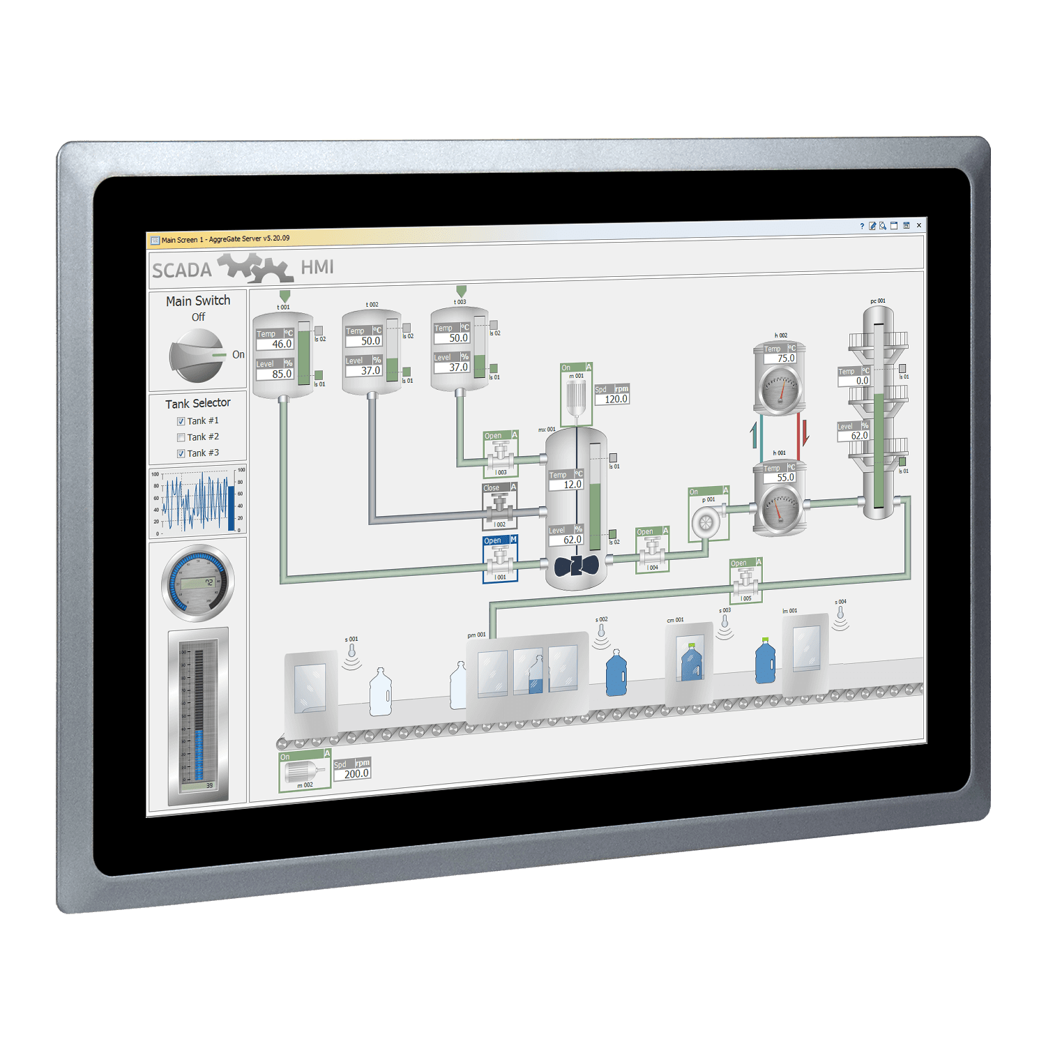 capacitive industrial panel PC