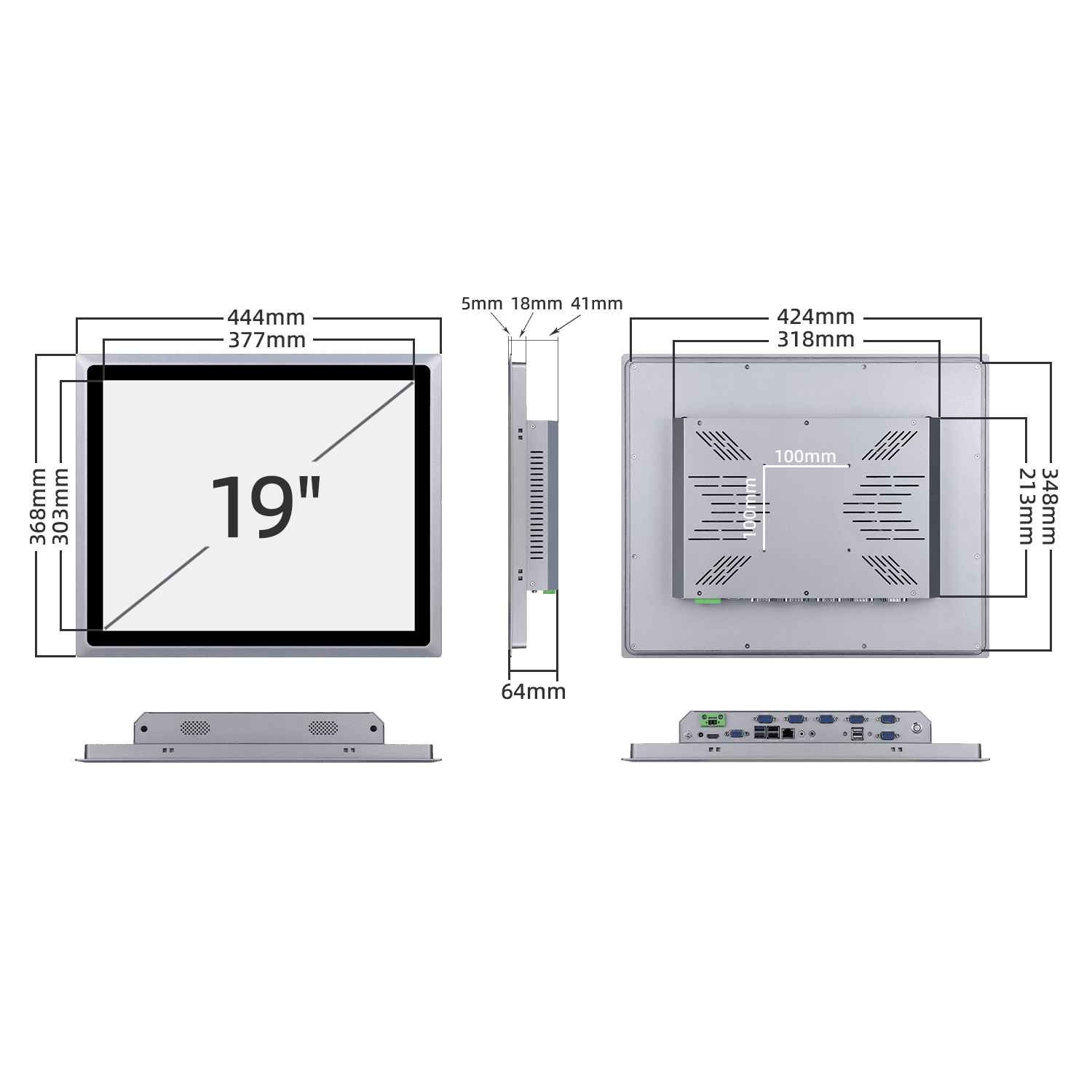 J6412 Capacitive Panel PC