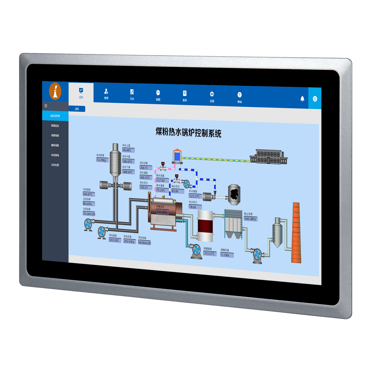 embedded capacitive industrial panel PC