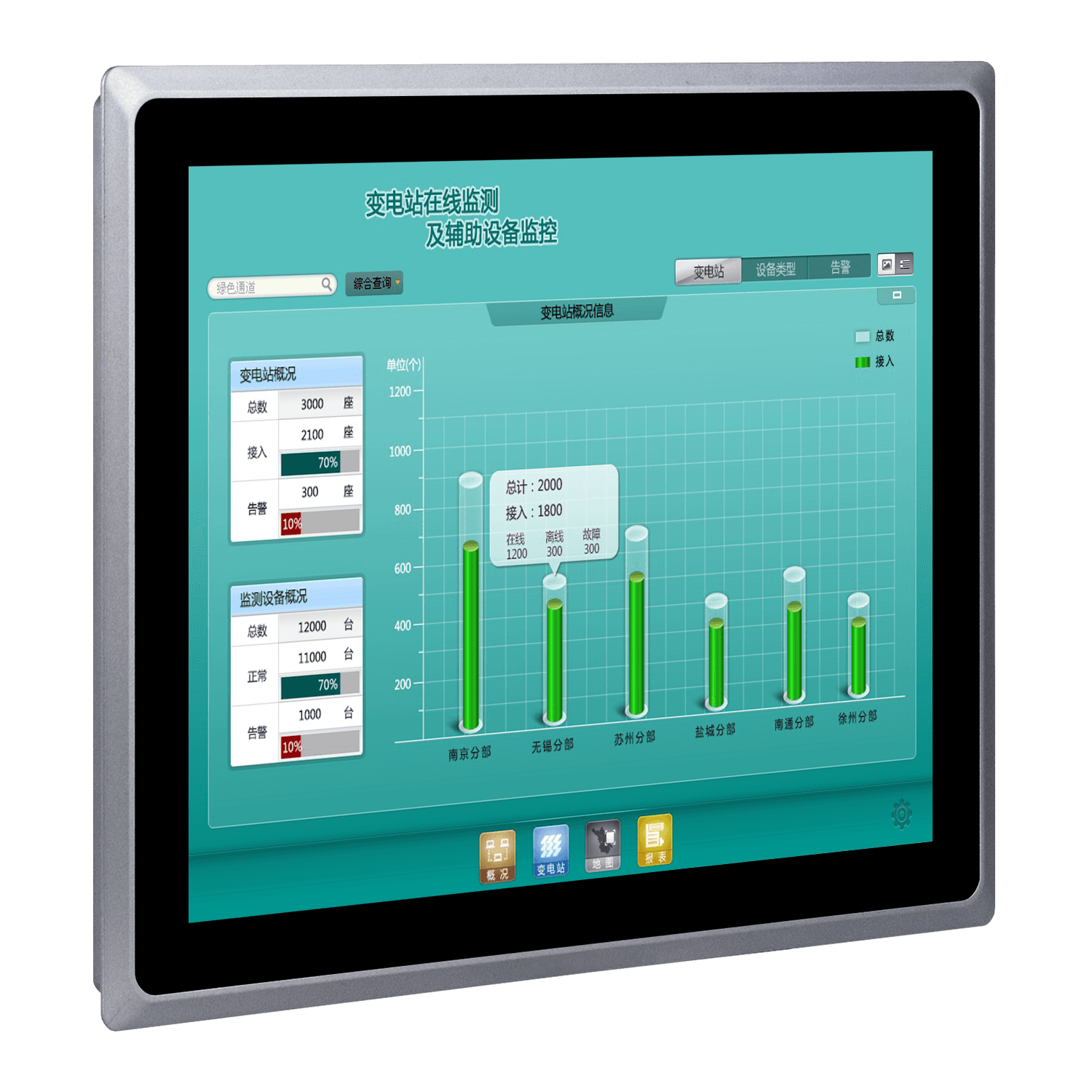 15 inch Wall-mounted industrial monitor SCD-A150SG - Image 3